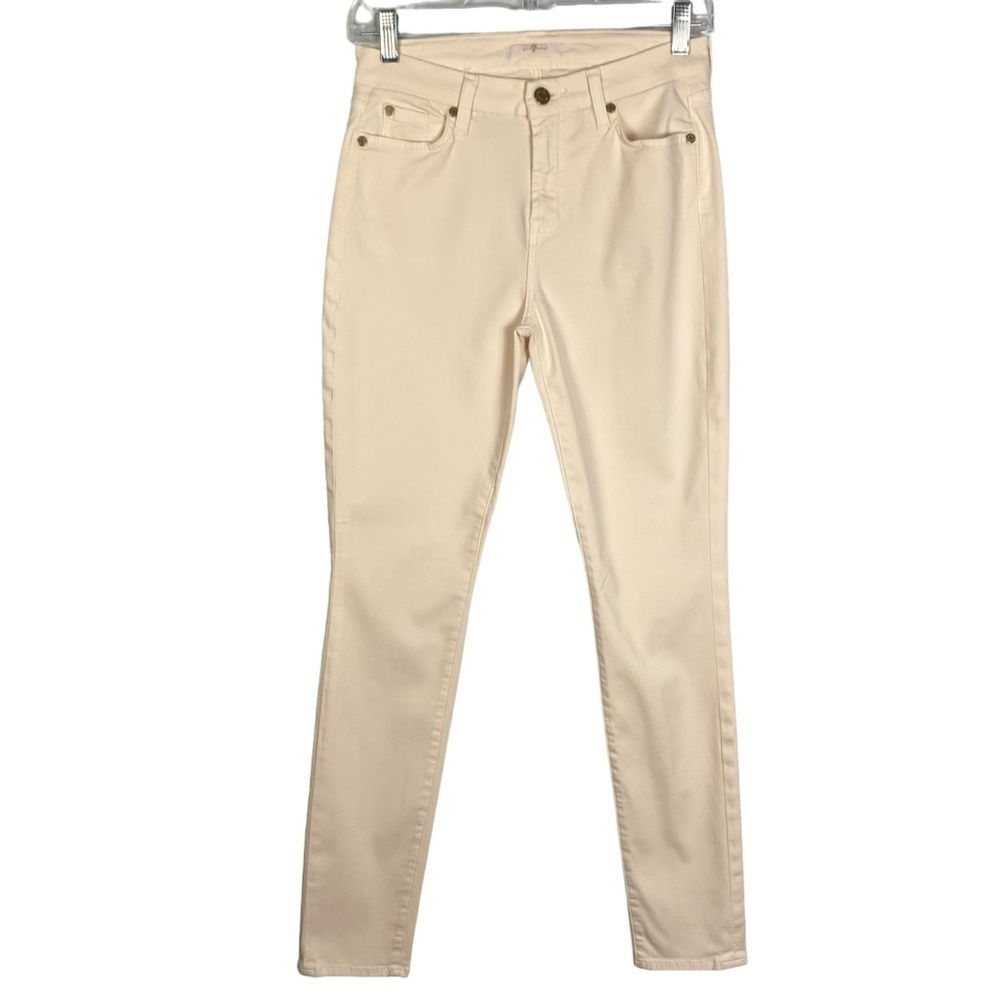 7 FAM Brushed Cotton Skinny Chino size 26